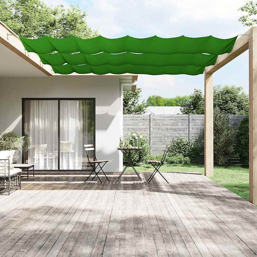 148323 vidaXL Vertical Awning Light Green 180x1000 cm Oxford Fabric 1