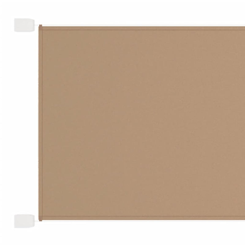 Vertical Awning Taupe 60x800 cm Oxford Fabric