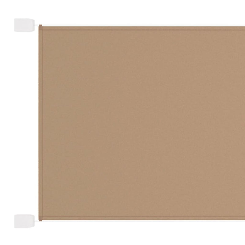 Vertical Awning Taupe 60x1200 cm Oxford Fabric