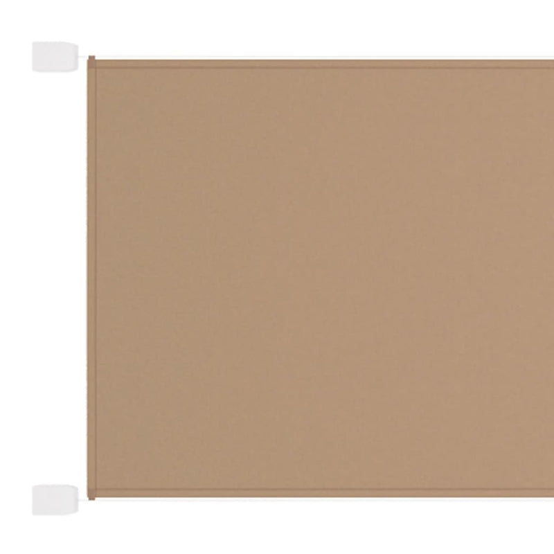 Vertical Awning Taupe 250x360 cm Oxford Fabric