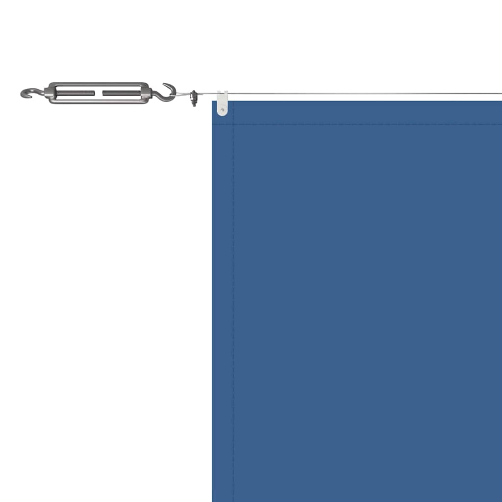 148457 vidaXL Vertical Awning Blue 100x1200 cm Oxford Fabric 4