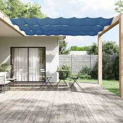 148457 vidaXL Vertical Awning Blue 100x1200 cm Oxford Fabric 1