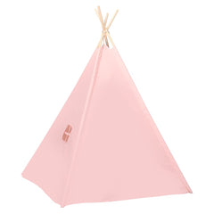vidaXL Children Teepee Tent with Bag Peach Skin Pink 120x120x150 cm 4