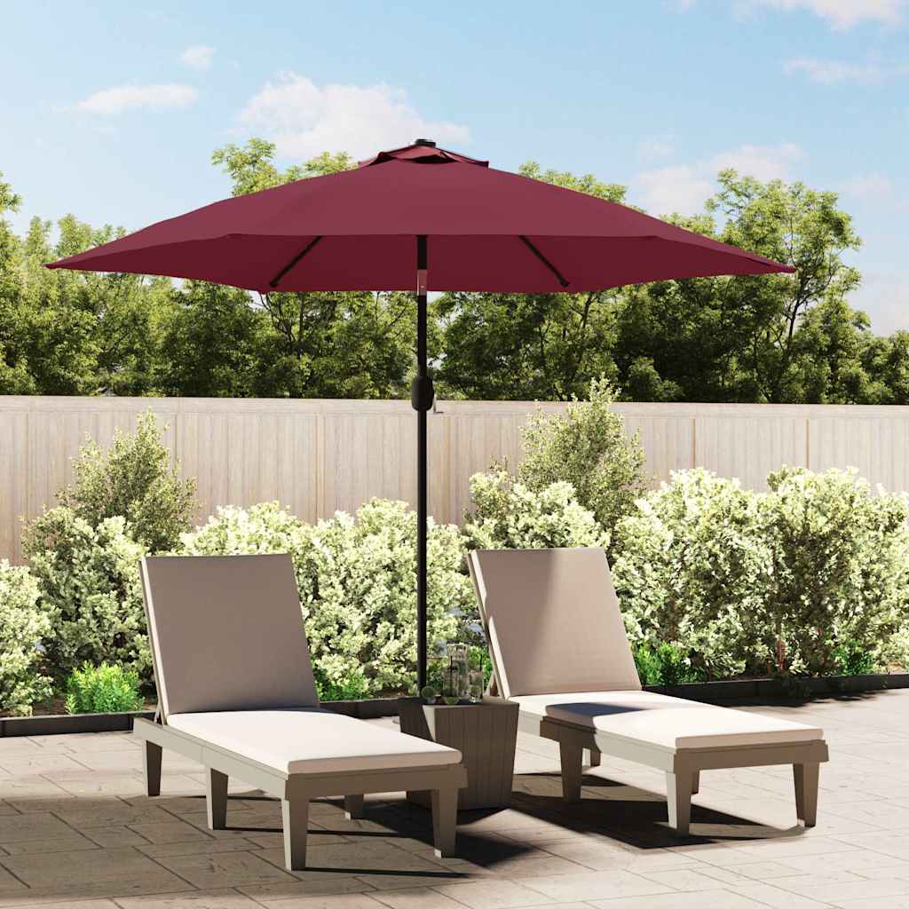 Outdoor Parasol Pole Red