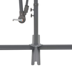 vidaXL Cantilever Garden Parasol with Aluminium Pole Terracotta 300 cm 5