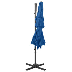 vidaXL Garden Parasol | Azure Blue | Polyester | 250x250 cm 5