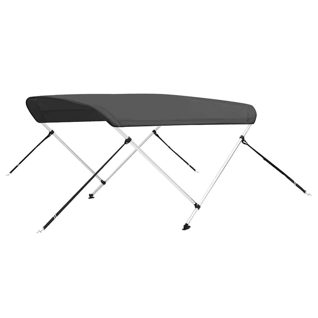 2 Bow Bimini Top Height 110 cm Anthracite 180 cm 150 cm