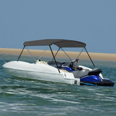 2 Bow Bimini Top Height 110 cm Anthracite 180 cm 150 cm