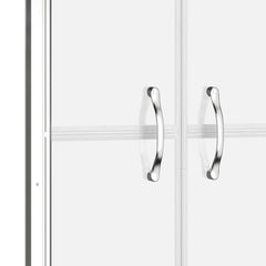 Shower Door ESG Silver Frosted 81 x 190 cm