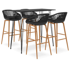 5 Piece Bar Black 4