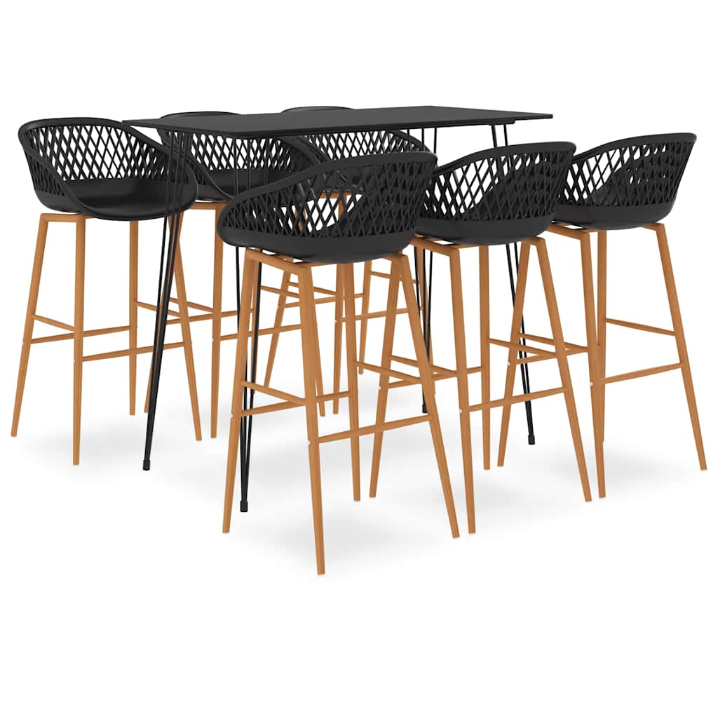 5 Piece Bar Black 6