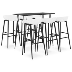 5 Piece Bar Black and white 6