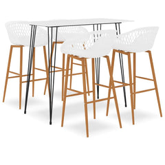 5 Piece Bar White 4