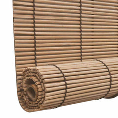 vidaXL Bamboo Roller Blinds 2 pcs 100 x 160 cm Brown 5