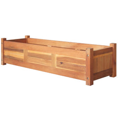 vidaXL Garden Raised Beds 2 pcs Acacia Wood 100x30x25 cm 2