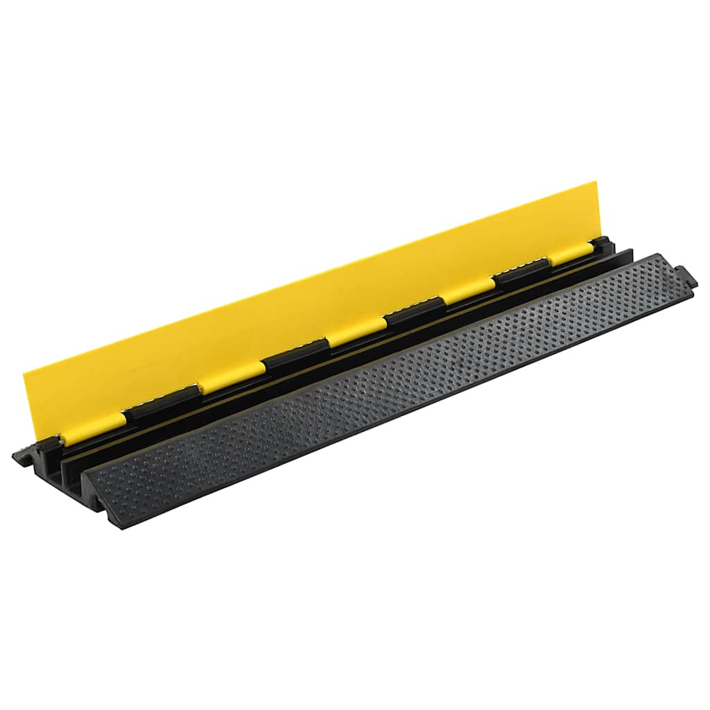 vidaXL Cable Protector Ramps 2 pcs 2 Channels Rubber 101,5 cm 3
