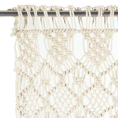 Macrame Curtain 140x240 cm Cotton Cream