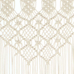 Macrame Curtain 140x240 cm Cotton Cream