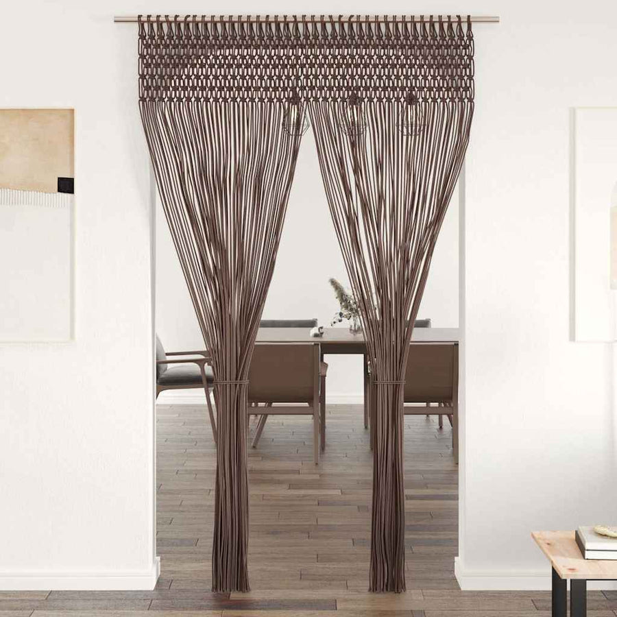 Macrame Curtain Taupe