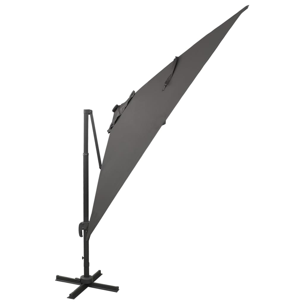 vidaXL Cantilever Garden Parasol | Anthracite 2