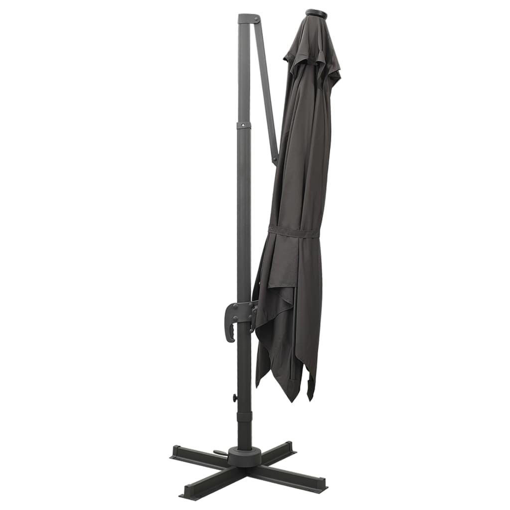vidaXL Cantilever Garden Parasol | Anthracite 3