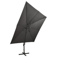vidaXL Cantilever Garden Parasol | Anthracite 4