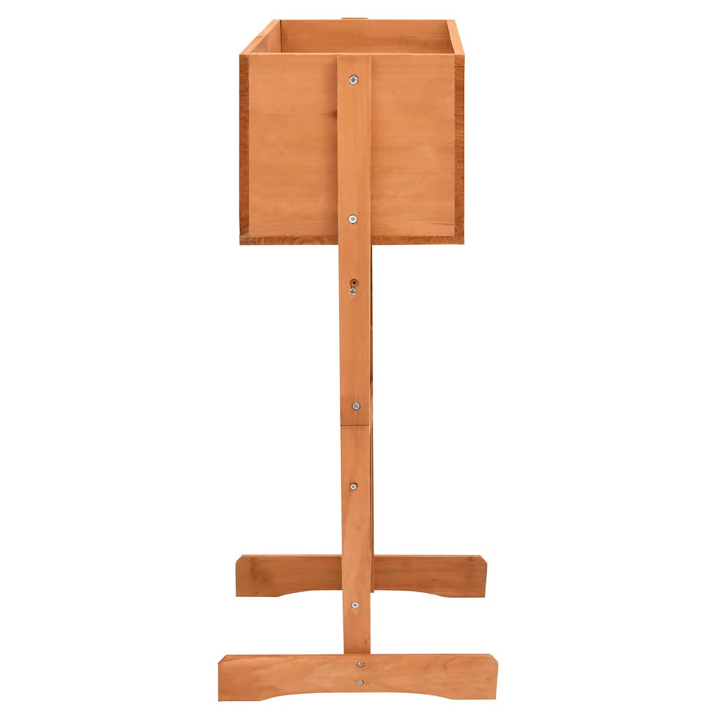 vidaXL Planter | Orange | Solid Firwood | Medium | Planters | Planter 3