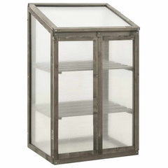 Greenhouse 60x45x100 cm Firwood Grey