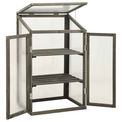 Greenhouse 60x45x100 cm Firwood Grey