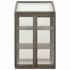 Greenhouse 60x45x100 cm Firwood Grey