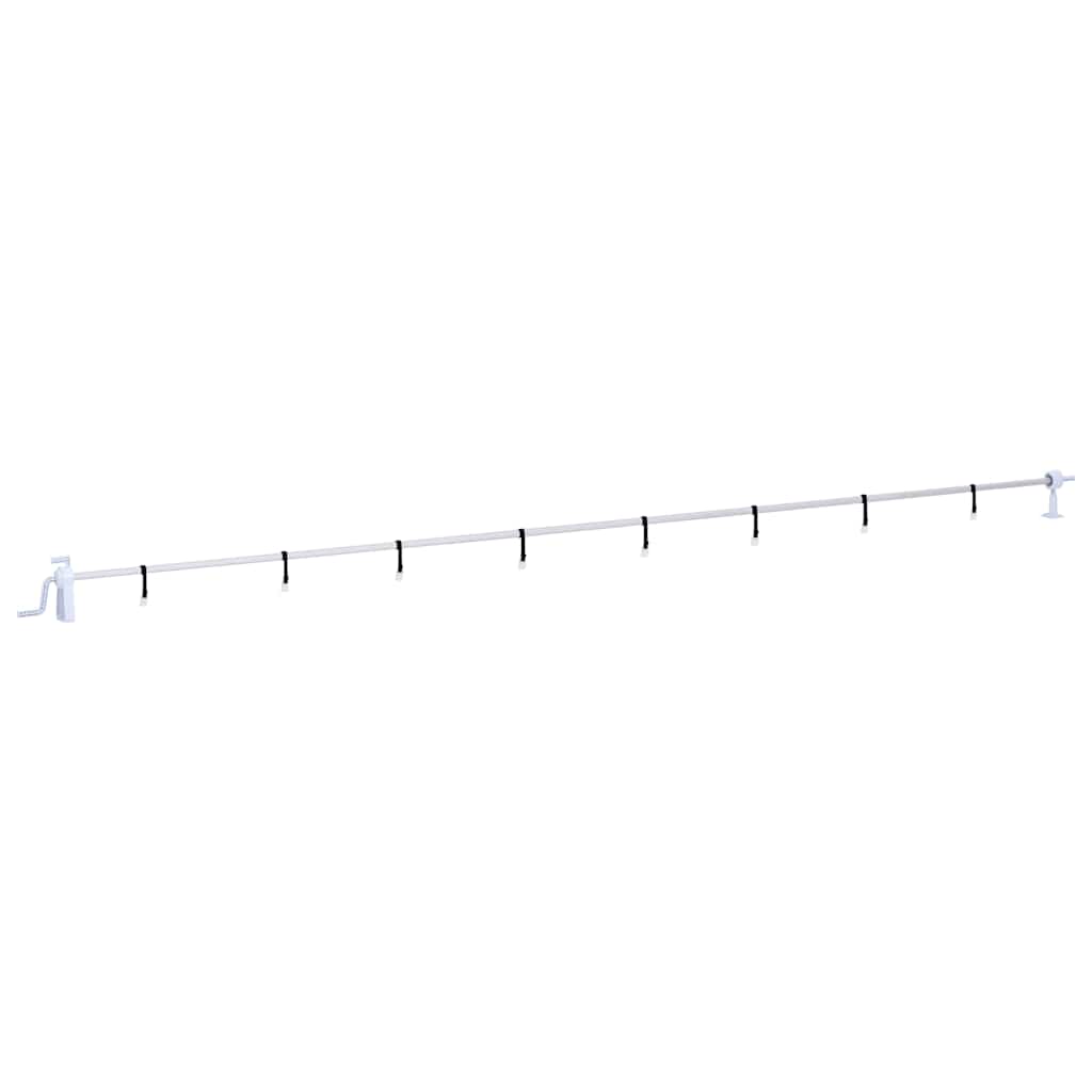 93179 vidaXL Pool Cover Roller with Plastic Base 3