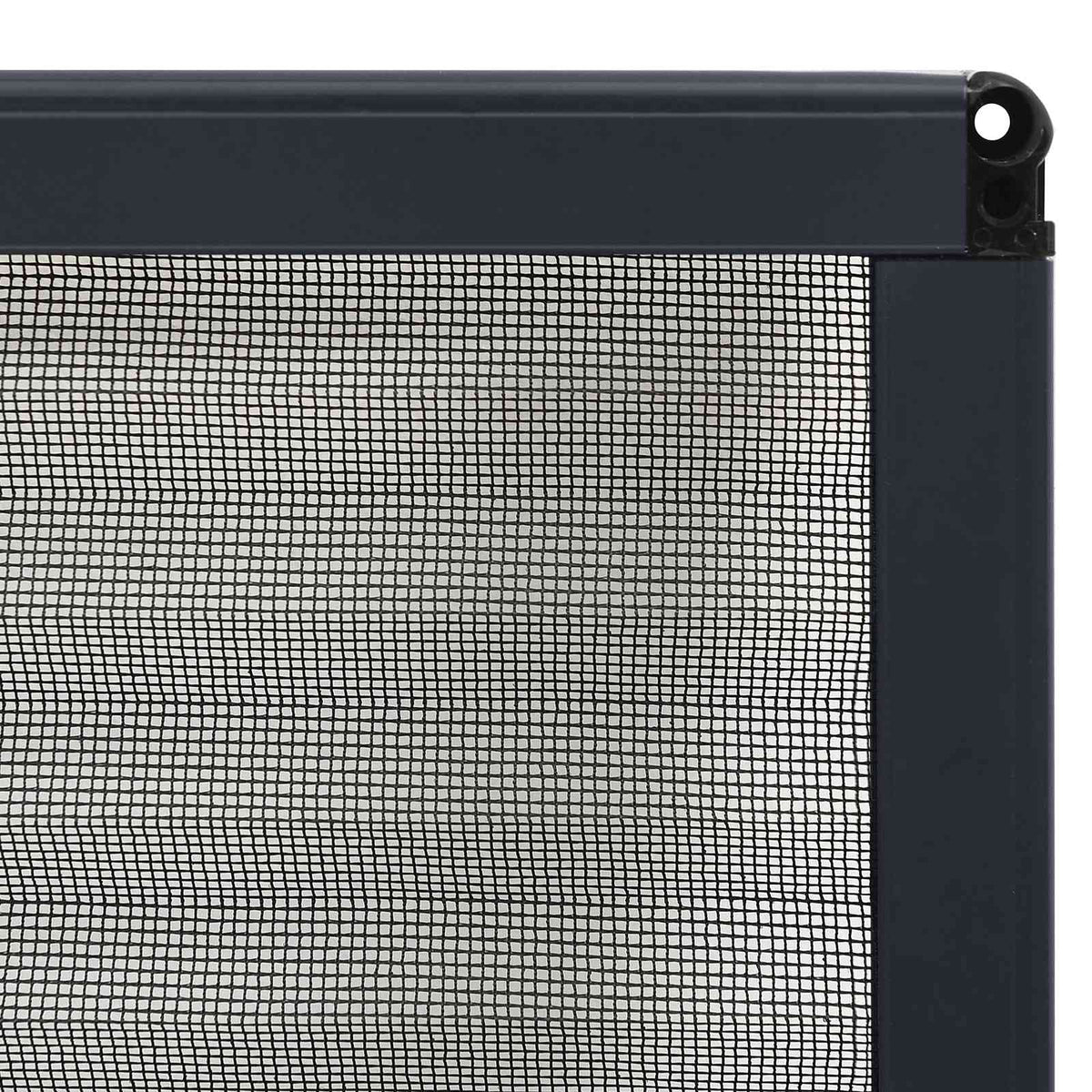 Plisse Insect Screen for Windows Aluminium Anthracite 80 cm 120 cm