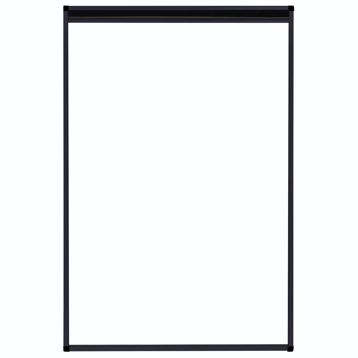 Plisse Insect Screen for Windows Aluminium Anthracite 80 cm 120 cm