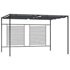 Gazebo with Retractable Roof 3x4x2,3 m 180 g/m² Anthracite