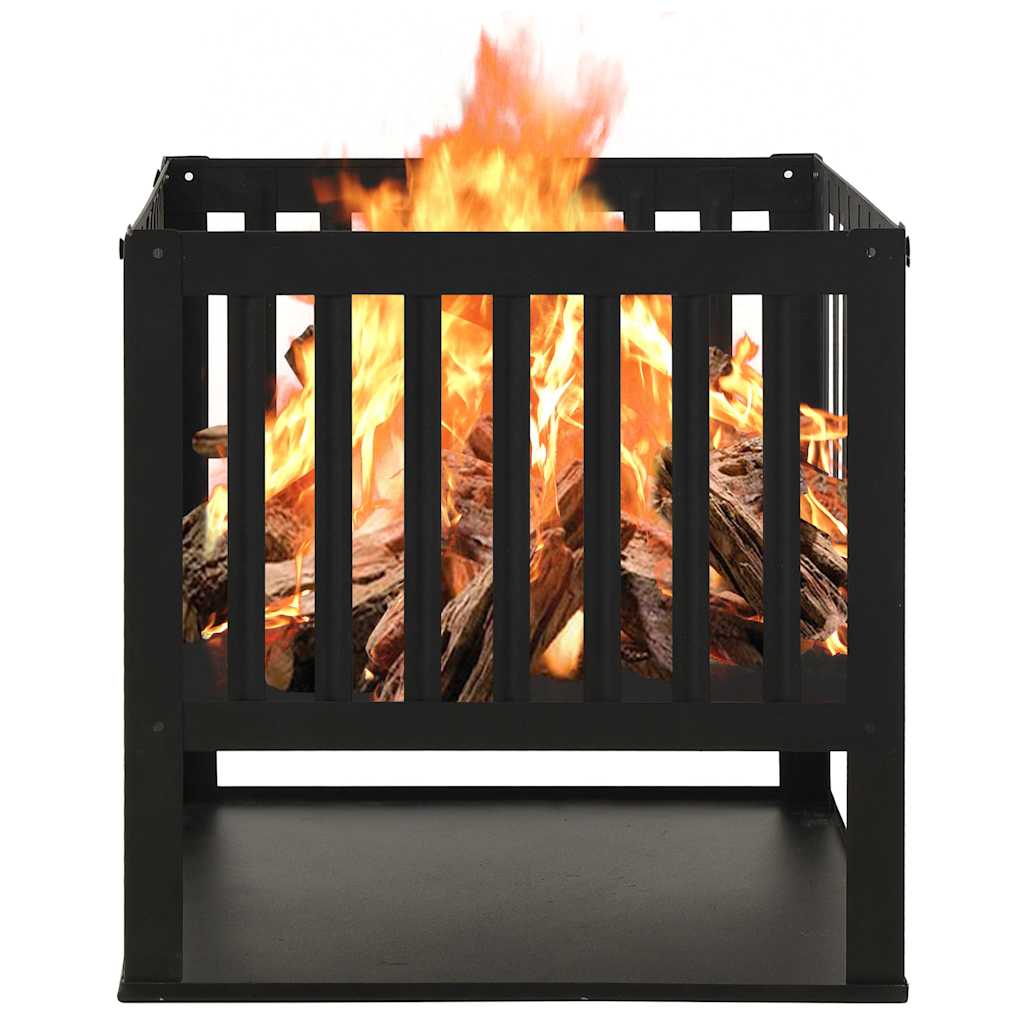 vidaXL Fire Pit 40x40x40 cm Steel 3