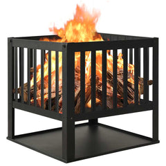 vidaXL Fire Pit 40x40x40 cm Steel 1