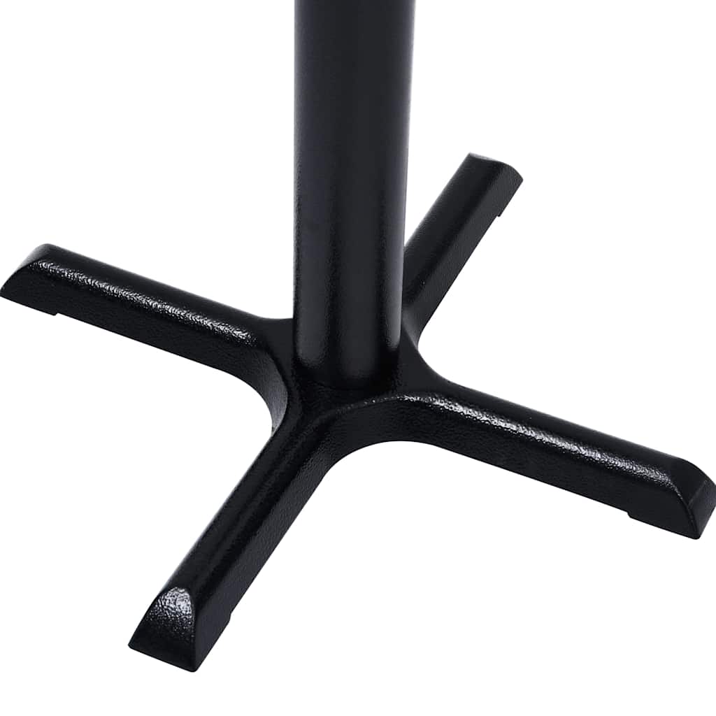 Bistro Table Leg Black Cast Iron 56 cm 56 cm