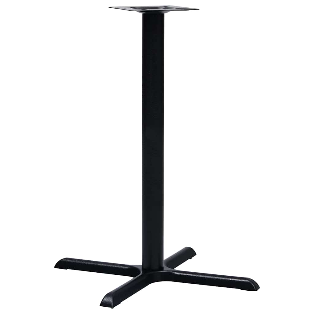 Bistro Table Leg Black Cast Iron 76 cm 76 cm