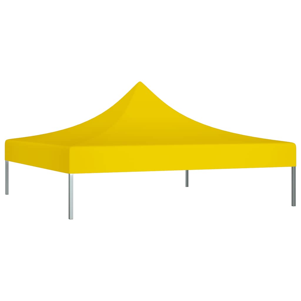 vidaXL Party Tent Roof 3x3 m Yellow 270 g/m² 2