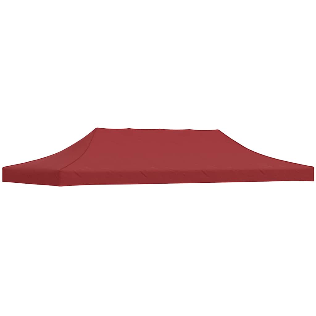 vidaXL Party Tent Roof 6x3 m Burgundy 270 g/m² 1