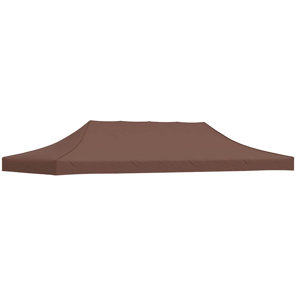 vidaXL Party Tent Roof 6x3 m Brown 270 g/m² 1