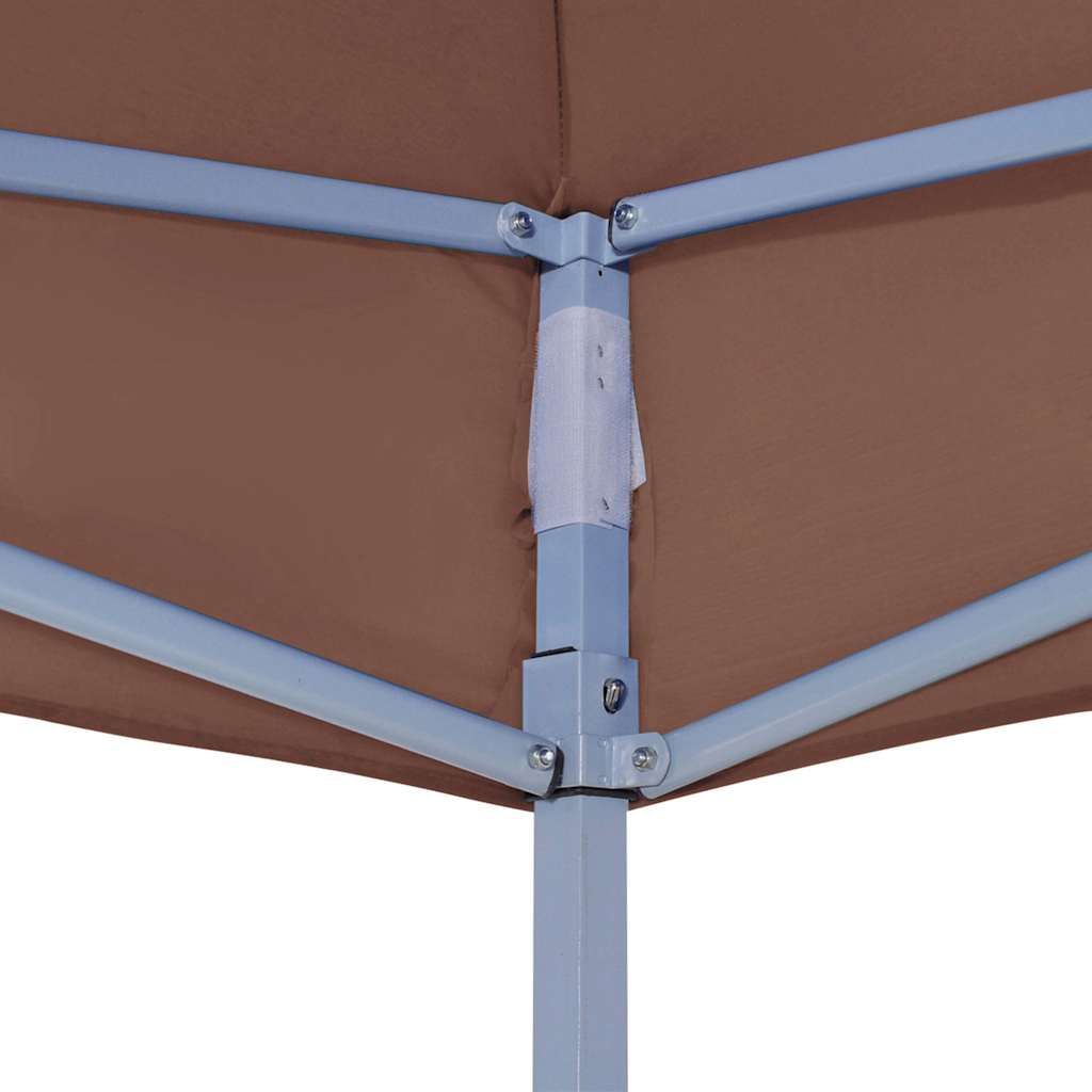 vidaXL Party Tent Roof 6x3 m Brown 270 g/m² 5