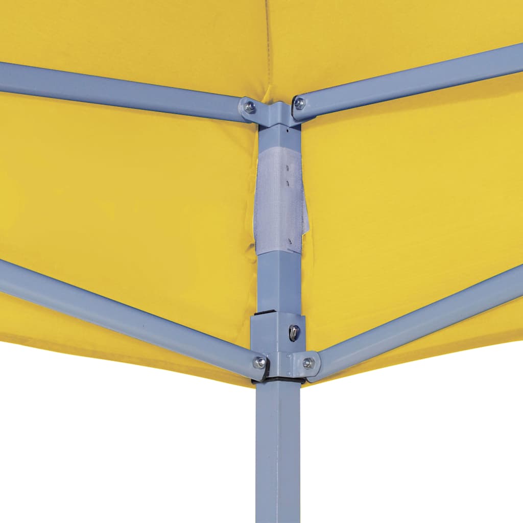 vidaXL Party Tent Roof 6x3 m Yellow 270 g/m² 5