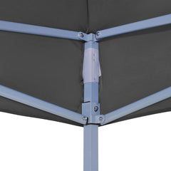 vidaXL Party Tent Roof 2x2 m Anthracite 270 g/m² 4