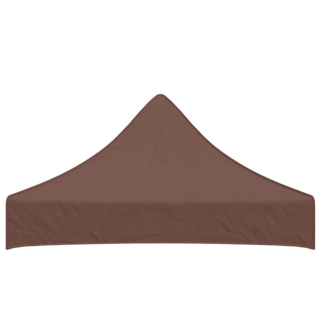 vidaXL Party Tent Roof 2x2 m Brown 270 g/m² 4