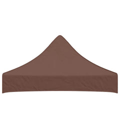 vidaXL Party Tent Roof 2x2 m Brown 270 g/m² 4