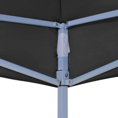 vidaXL Party Tent Roof 2x2 m Black 270 g/m² 5