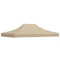 Party Tent Roof 4.5x3 m 270 g/m² Length 3 m Width 4.5 m Beige