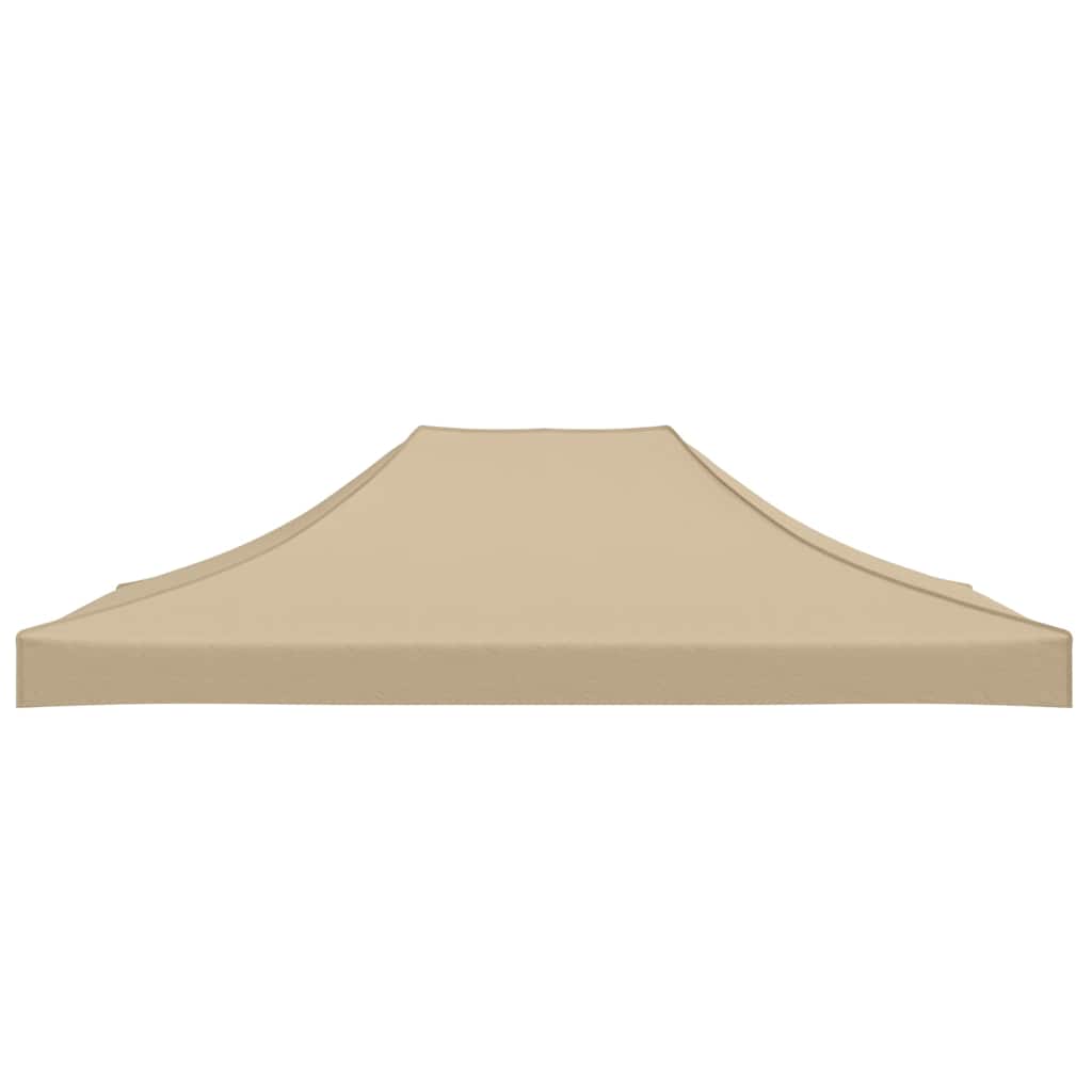 Party Tent Roof 4.5x3 m 270 g/m² Length 3 m Width 4.5 m Beige
