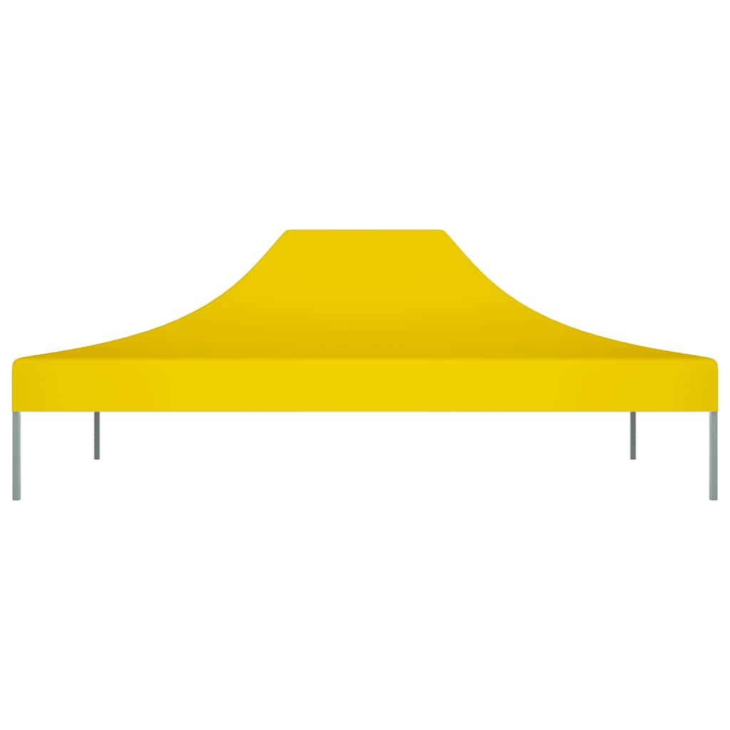 vidaXL Party Tent Roof | Yellow | 600D oxford fabric with PVC coating | 4.5x3 m 3